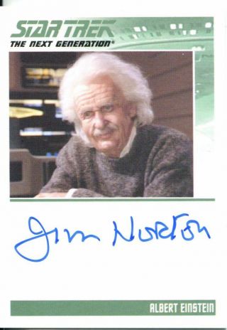 Star Trek Tng The Complete Series 2 Autograph Card Jim Norton
