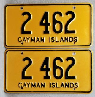 Cayman Island License Plates.