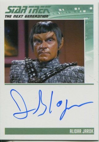 Star Trek Tng Portfolio Prints Series 2 Autograph James Sloyan