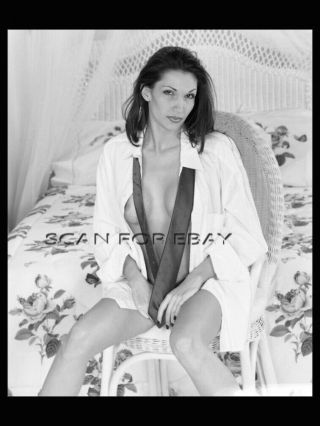 Vintage Nude 2.  25 " Negative Busty Female Model Risque Pinup N7.  17
