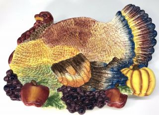 Decorative Turkey Platter / Plate