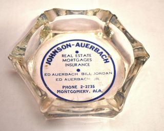 Johnson - Auerbach Real Estate Mortgages Insurance - Montgomery,  Ala - Ashtray