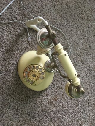 Vintage Victorian Style Princess Rotary Dial Phone Dist.  By Gte And
