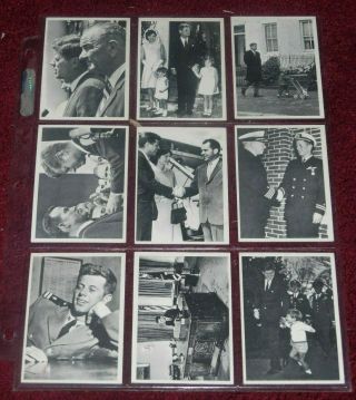 1964 Topps John F Kennedy Trading Cards Partial Set - 32/77