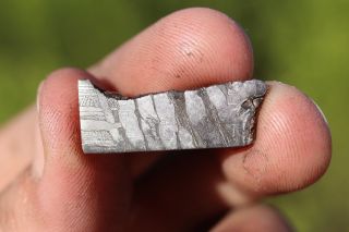 Seymchan Etched Meteorite 3.  6 Grams Part Slice