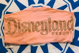 Disney Dlr Disneyland Resort Rose Gold Spirit Jersey Small S In Hand Bnwt