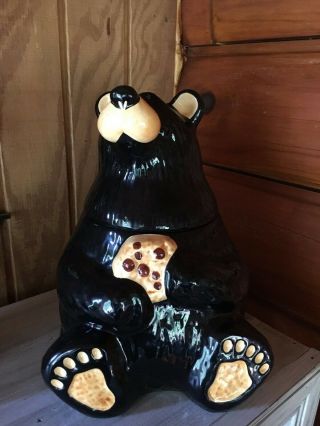 Big Sky Carvers Bearfoots - Jeff Fleming - Black Bear Cookie Jar