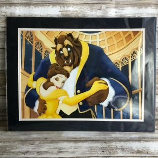 Beauty & The Beast Enchanted Fairy Tale Disney Fine Art Karin Arruda Lithograph