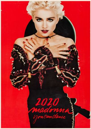 2020 Wall Calendar [12 Pages A4] Madonna Vintage Music Movie Poster M1005
