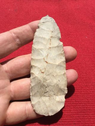 Indian Artifacts / Fine Ohio Paleo Blade Knife / Authentic Arrowheads