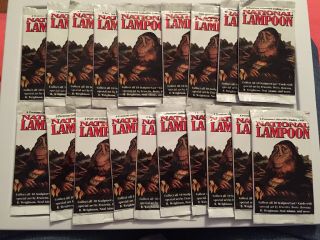 National Lampoon Trading Cards 19 Packs Of8 Classic Art Cards Per Pack 1993