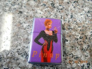 Pinup Girl “joan” Zippo Lighter - 1996 Collectible Of The Year