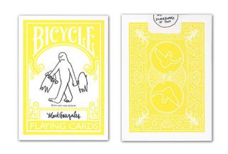 1 Deck Bicycle Mark Gonzales Playing Cards Skateboard Deck Yellow The Gonz