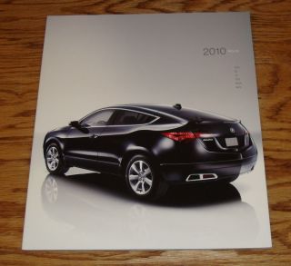 2010 Acura Full Line Sales Brochure 10 Zdx Rl Tl Tsx Mdx Rdx
