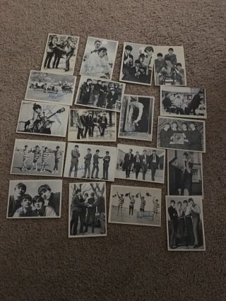 1964 T C G Beatles Black & White 1st Series Gum Trading Cards