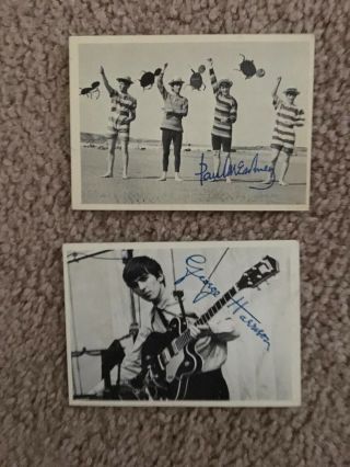 1964 T C G Beatles Black & White 1st Series Gum Trading Cards 2