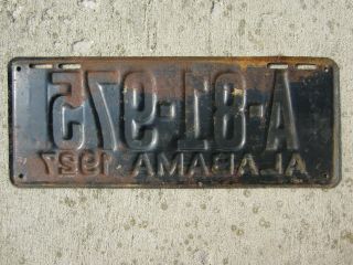Alabama 1927 license plate 2