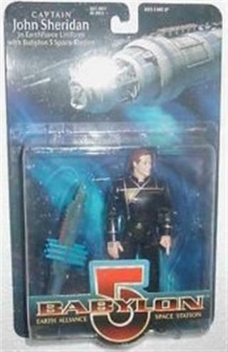 Babylon 5 Captain John Sheridan Carded 6 " Exclusive Priemere Figure 1997