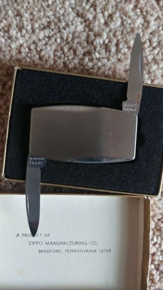 Vintage Zippo Pocket Knife 2