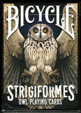Strigiformes Owl [bicycle] Playing Cards - - Rare - Uspcc - Only 2,  500 Made