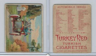 T37 Turkey Red,  Automobile Series,  1910,  Premier