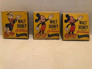 Vintage Walt Disney Film Home Movie Cartoons Mickey Mouse & Donald Duck 8mm (3)