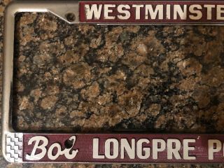 Bob Longpre Pontiac Westminster CA Dealership License plate frame 2