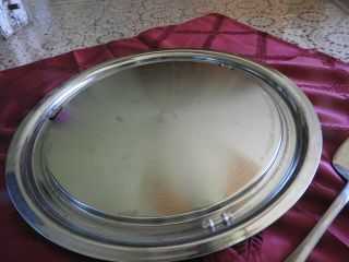 Vintage Stainless Steel Cake Pan Carrier By Everedy Co.  With Locking Lid U.  S.  A. 3