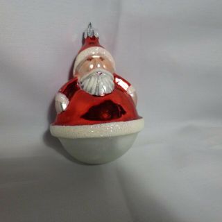 Vintage Radko Santa - Glass - Christmas Ornament -