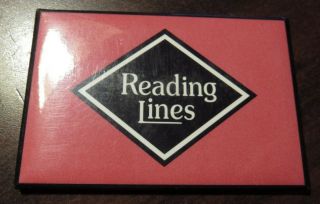 Vintage Reading Lines Railroad Refrigerator Fridge Magnet - Railway