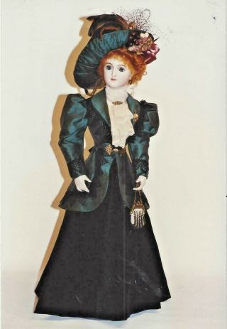27 " Antique French Fashion Gibson Girl/lady Doll Bustle Dress Undies Hat Pattern