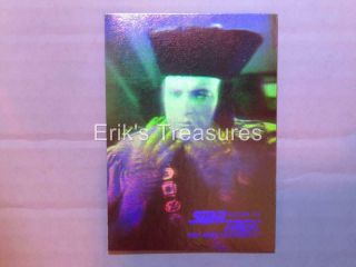 Star Trek The Next Generation Season 6 Q Hologram Insert Trading Card H12 Rare