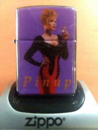 Pinup Girl “joan” Zippo Lighter - 1996 Collectible Of The Year – Nr.