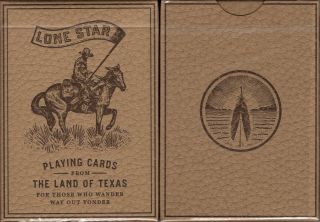 Lone Star Deluxe Playing Cards Poker Size Deck Uspcc Custom Limited Edition