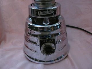 Vintage Osterizer Beehive Blender Chrome Model 403 With Stainless Steel Jar 2