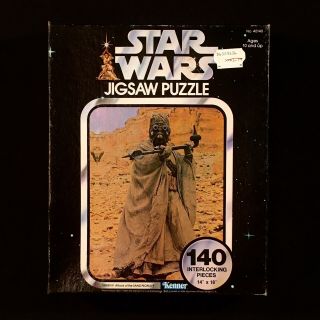 Vintage Kenner Star Wars “attack Of The Sand People ” Puzzle,  1977,  Still