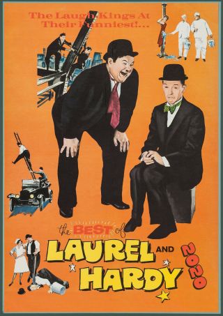 2020 Wall Calendar [12 Pgs A4] Laurel And Hardy Vintage Movie Poster M786