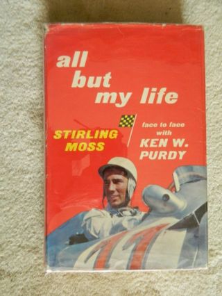 Automobilia/stirling Moss/all But My Life/ken Purdy/mille Miglia/mercedes/targa