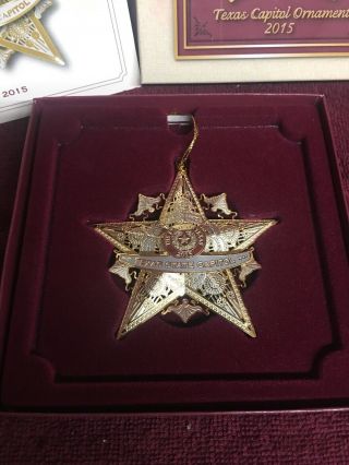 2015 Texas State Capitol Ornament - Box