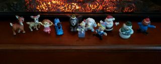 Rudolph The Red - Nosed Reindeer.  Characters From Island Of Misfit Toys.  Set Of 11