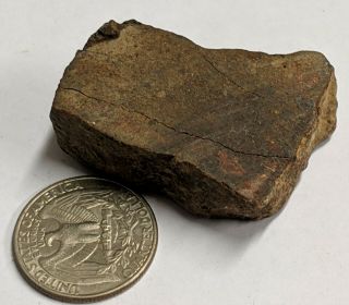 Cut 49.  2 Gram Unclassified Nwa Meteorite (k6489)