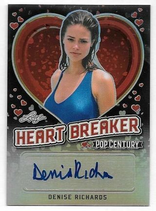 1/15 Denise Richards Pop Century Autograph Scary Movie Wild Things Twisted Auto