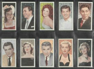 BARBERS 1955 SCARCE (FILM STARS) FULL 24 CARD SET 