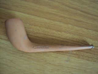 A Rare Complete Brown Antique Pipe Made By Watcombe Of Torquay Devon