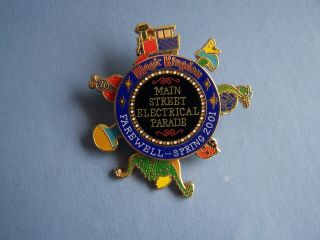 Disney Pin Main Street Electrical Parade Farewell Spring 2001 Limited Edition