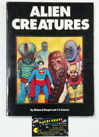 1970s - Alien Creatures Book By Richard Siegel & J.  C.  Suares - Book 70s Sci Fi