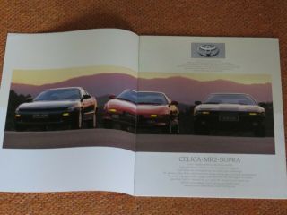 1990 Toyota Supra Celica MR3 Brochure - - 26 pages - by factory 5