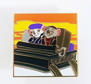 Disney Pin Sketching Our Love The Rescuers Miss Bianca & Bernard Le 150 Loose