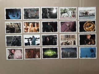 Game Of Thrones Season 2 Storyboard Art Inserts Complete 20 - Card Set