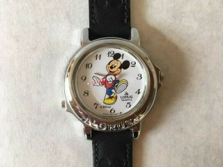 Vintage Lorus Mickey Mouse Musical Unisex Watch V421 - 0020 - Exe